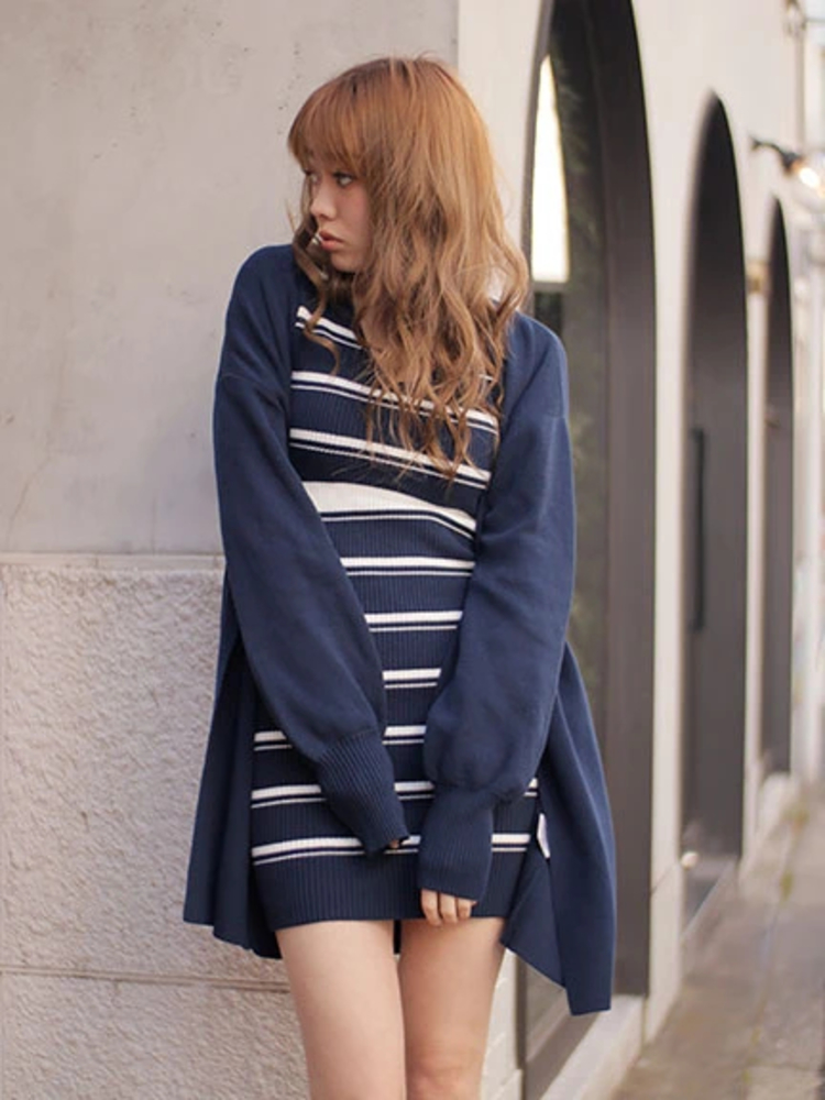 Lip Service リップサービス ボーダーニットワンピースアンサンブル アイテムの詳細 Atomicboxx アトミックボックス