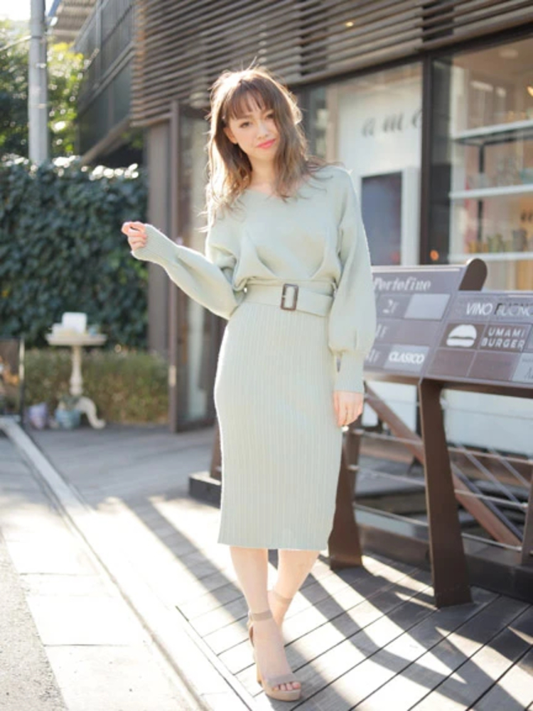 Lip Service リップサービス ウエストタックニットワンピース アイテムの詳細 Atomicboxx アトミックボックス