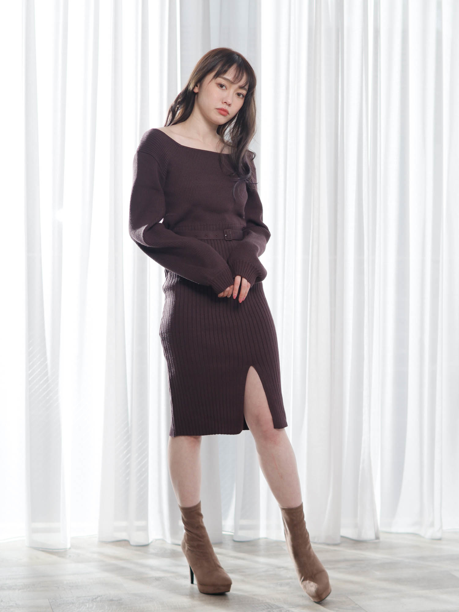 Lip Service リップサービス Deepスリットリブニットワンピース アイテムの詳細 Atomicboxx アトミックボックス Lip Service リップサービス Deepスリットリブニットワンピース アイテムの詳細 Atomicboxx アトミックボックス