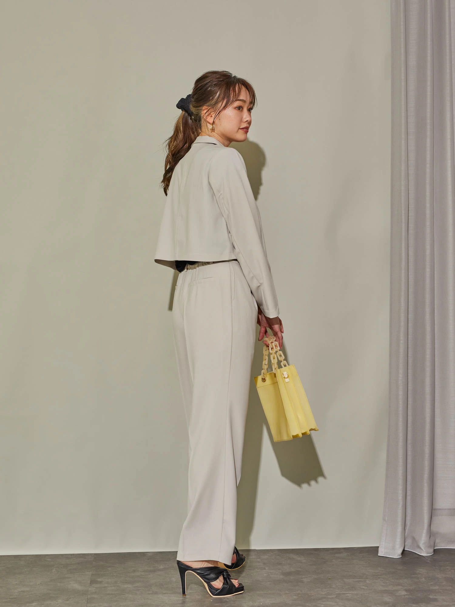 LIP SERVICE（リップサービス）｜ ショートJKマニッシュセットアップ