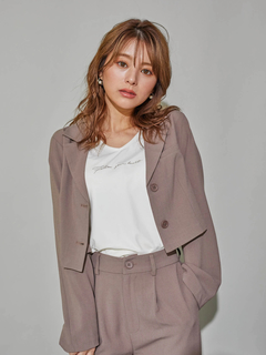 LIP SERVICE(リップサービス) |ショートJKマニッシュセットアップ（WEB限定）