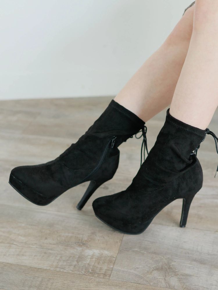 LIP SERVICE(リップサービス) |バックスピンドルショートブーツ