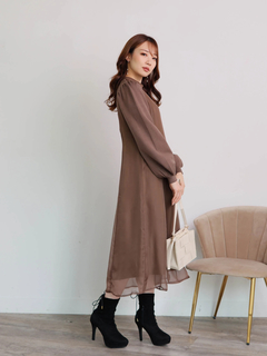 LIP SERVICE(リップサービス) |ニットスリーブスリムフレアワンピース（WEB限定）