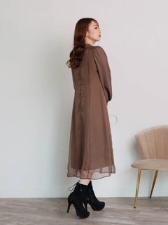 LIP SERVICE(リップサービス) |ニットスリーブスリムフレアワンピース（WEB限定）