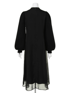 LIP SERVICE(リップサービス) |ニットスリーブスリムフレアワンピース（WEB限定）