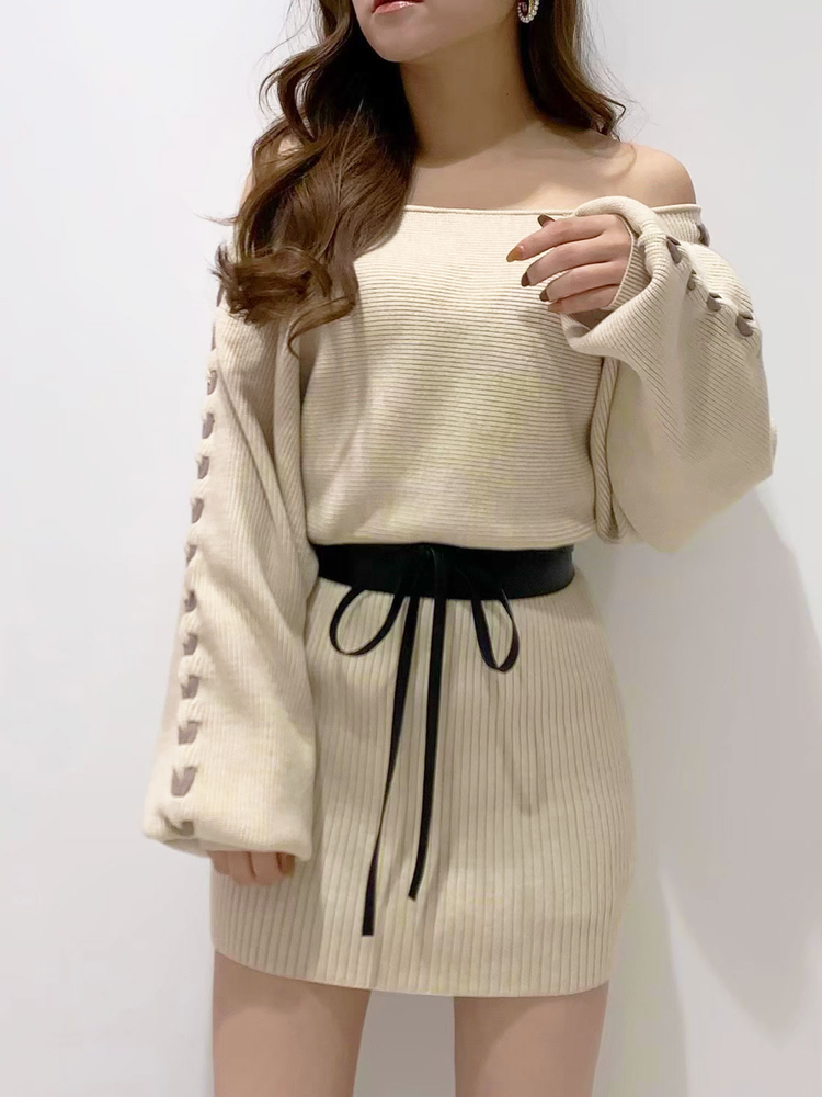 Lip Service リップサービス ショルダースピンドルニットワンピース アイテムの詳細 Atomicboxx アトミックボックス