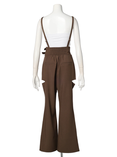 LIP SERVICE(リップサービス) |サイドカットサス付フレアパンツ