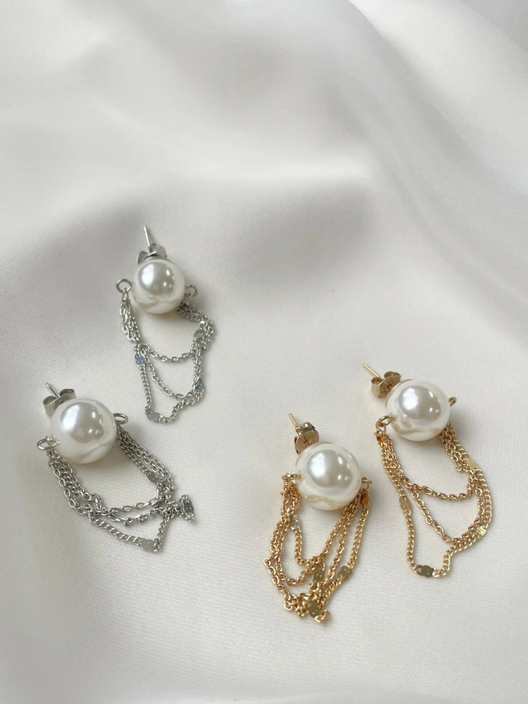 LIP SERVICE(リップサービス) |パールチェーンピアス