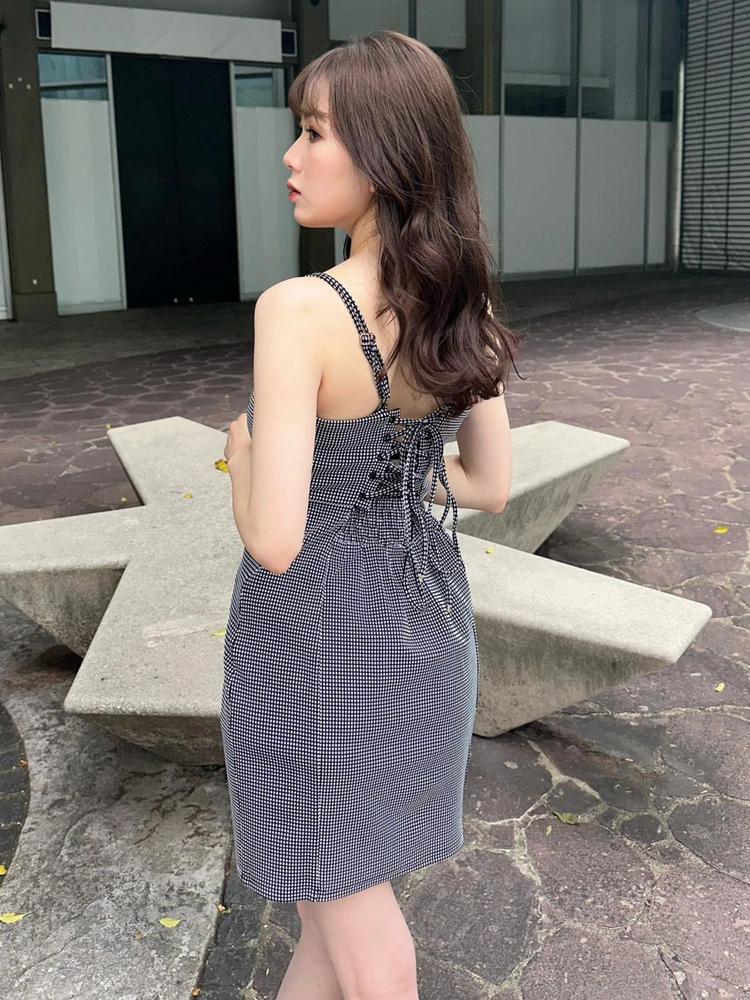 LIP SERVICE(リップサービス) |バックスピンドルミニキャミワンピース