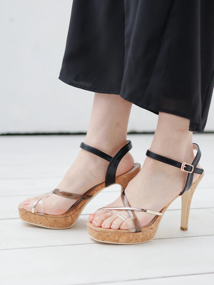 LIP SERVICE(リップサービス) |マルチラインコルクサンダル