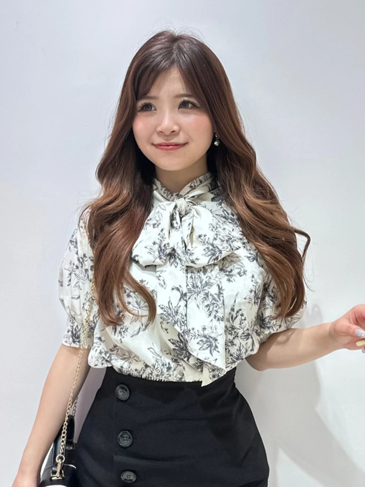 LIP SERVICE(リップサービス) |charme flower 2way ブラウス