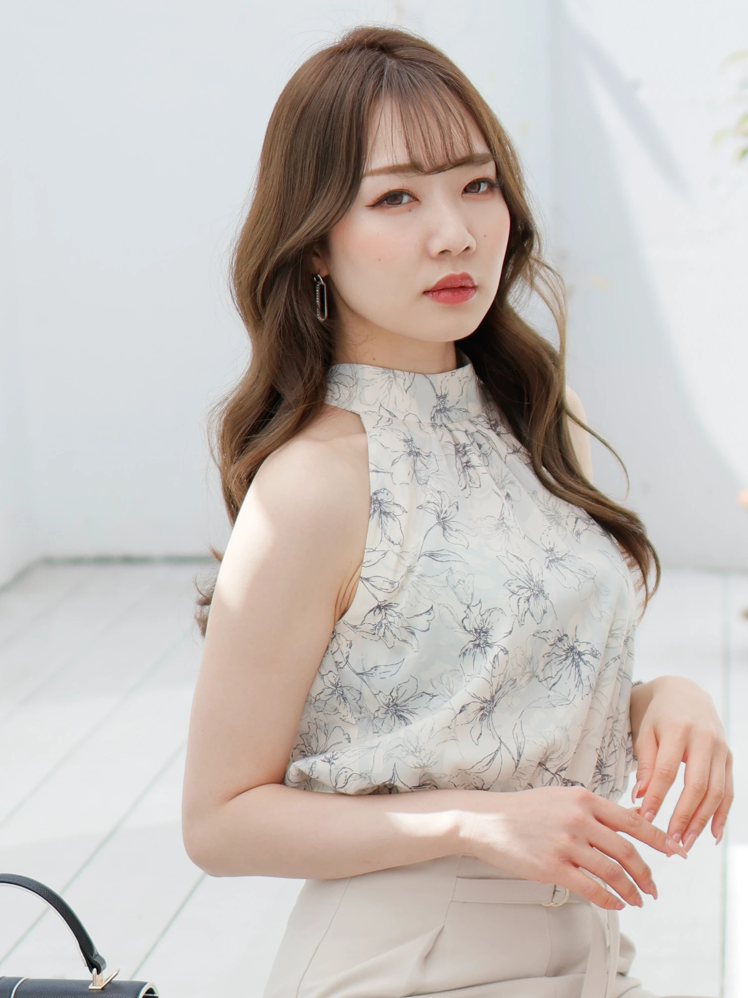 LIP SERVICE（リップサービス）｜ charme flower 2way ブラウス