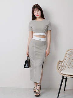 LIP SERVICE(リップサービス) |バイカラースウェットセットアップ