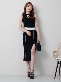 LIP SERVICE(リップサービス) |バイカラースウェットセットアップ