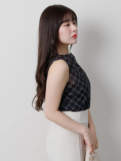 LIP SERVICE(リップサービス) |LSチュールノースリトップス