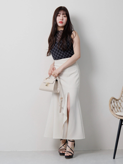 LIP SERVICE(リップサービス) |LSチュールノースリトップス