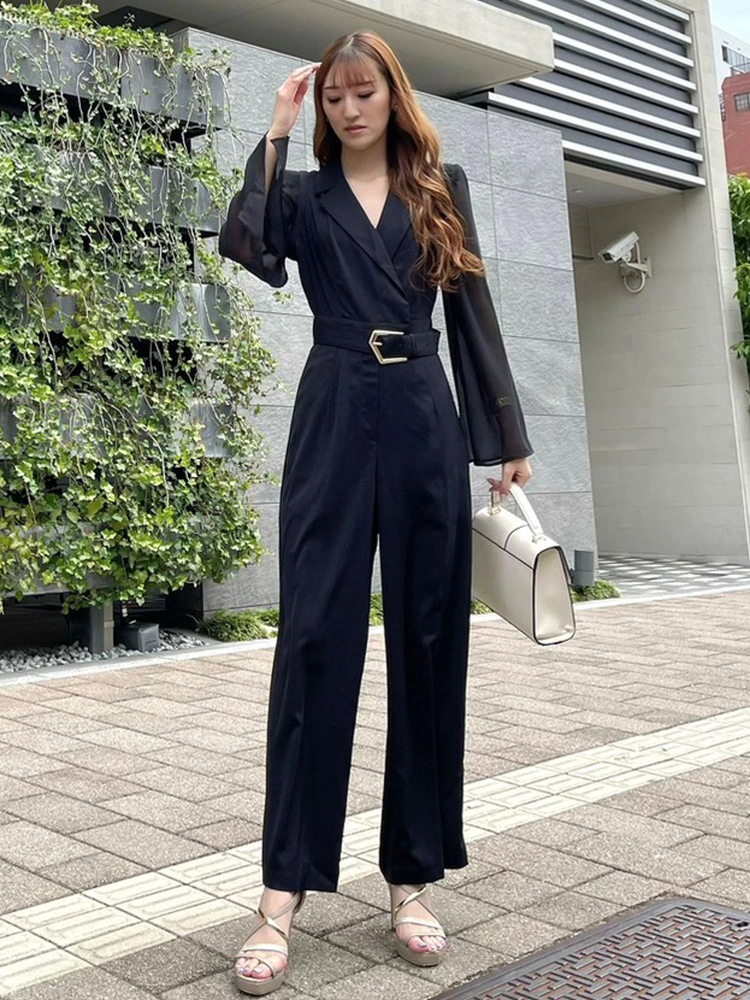 LIP SERVICE(リップサービス) |2wayスリーブテーラードロンパース