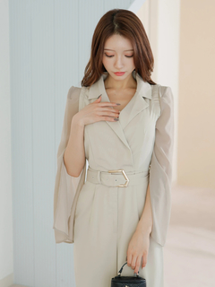 LIP SERVICE(リップサービス) |2wayスリーブテーラードロンパース