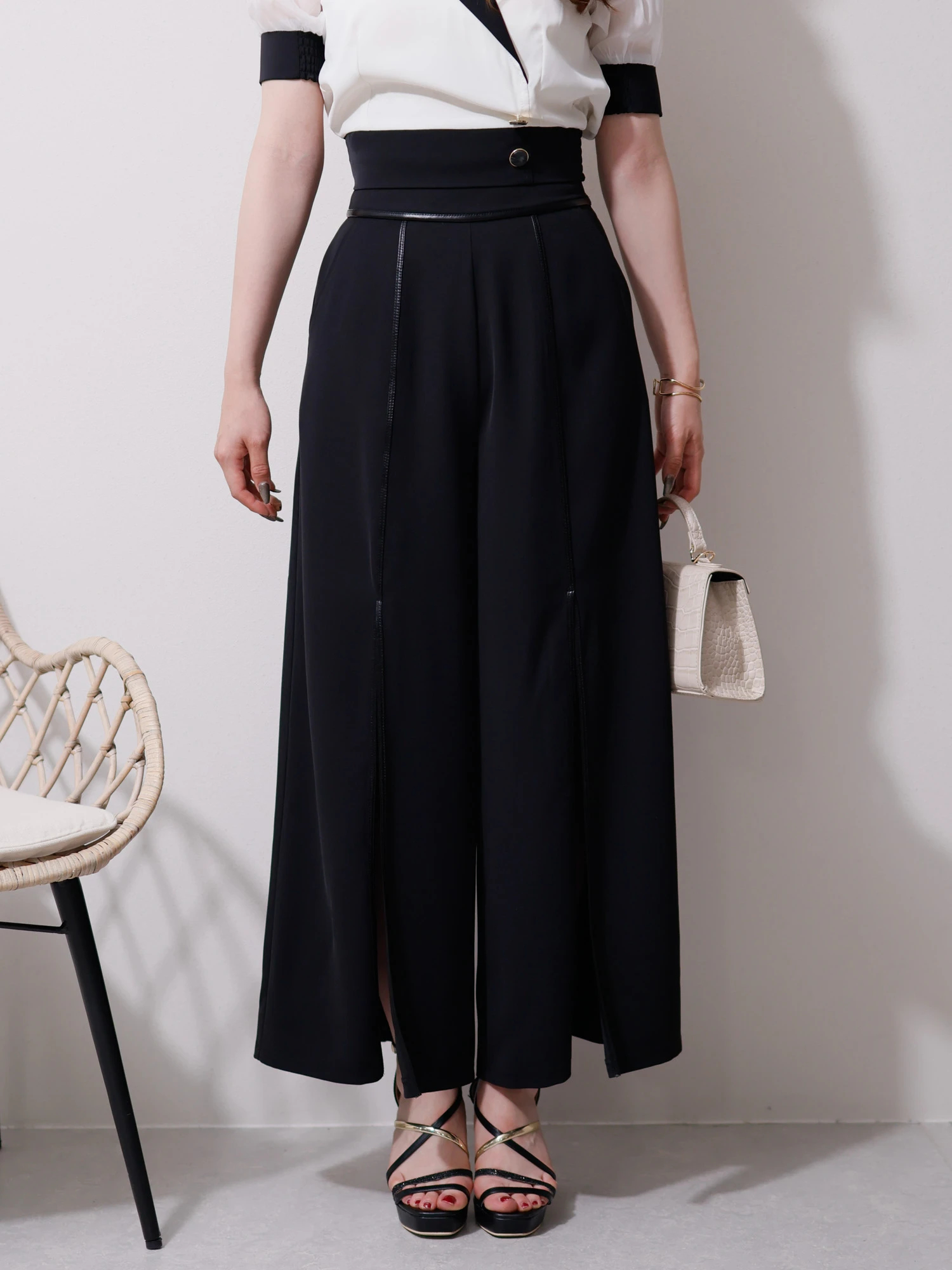 soduk リブパンツ 美品 yp-00126.jpg