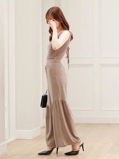 LIP SERVICE(リップサービス) |ウエストクロシェロングロンパース