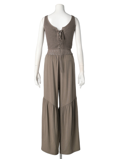 LIP SERVICE(リップサービス) |ウエストクロシェロングロンパース