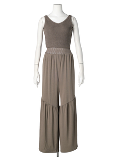 LIP SERVICE(リップサービス) |ウエストクロシェロングロンパース