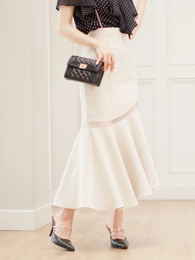 LIP SERVICE(リップサービス) |シアーラインマーメイドスカート