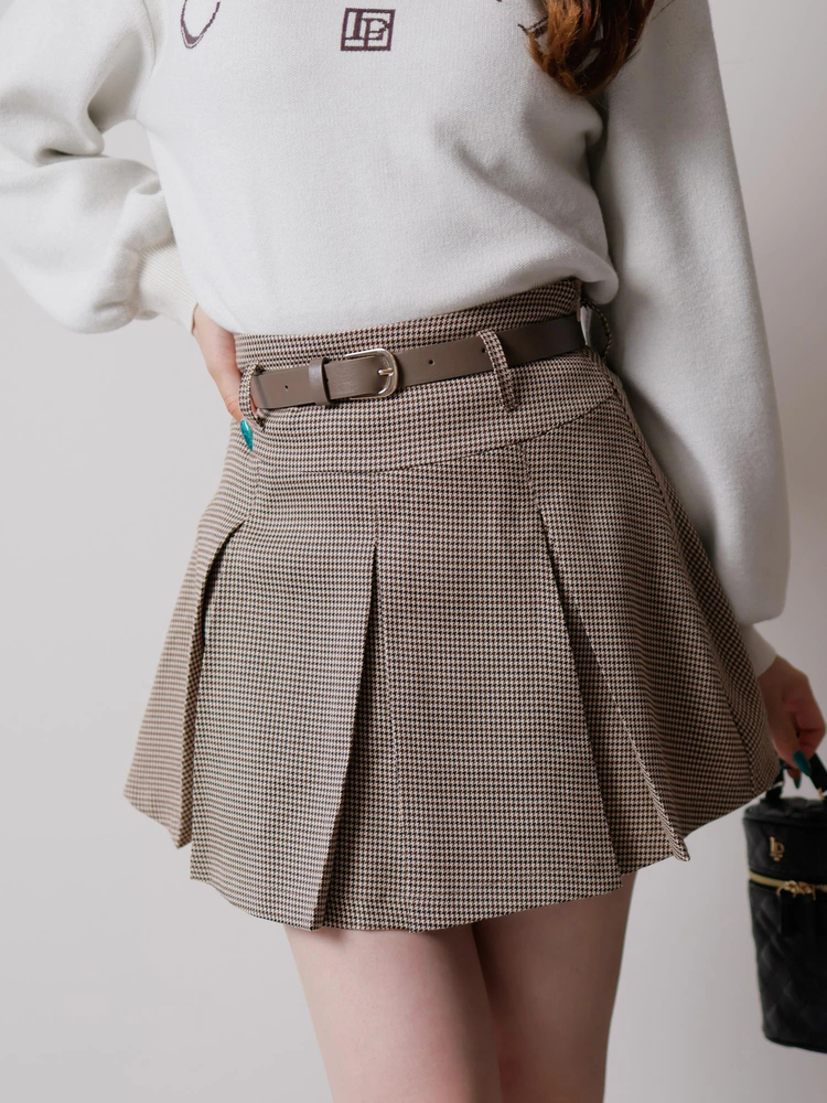 LIP SERVICE(リップサービス) |ベルト付きマルチプリーツスカート