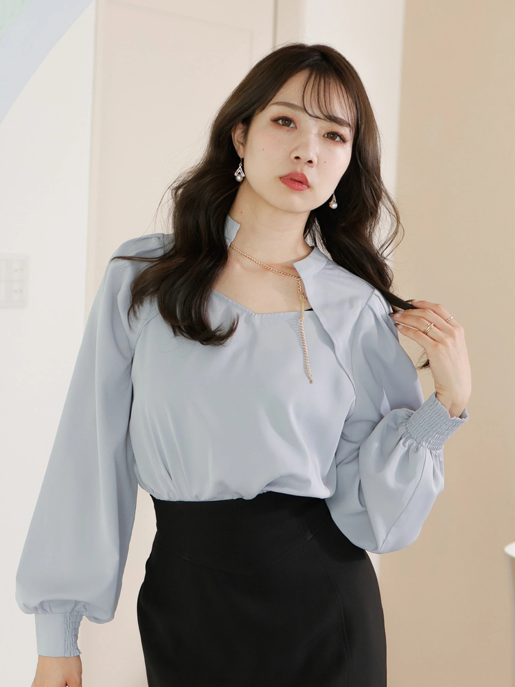 LIP SERVICE(リップサービス) |LSチェーン2WAY ブラウス