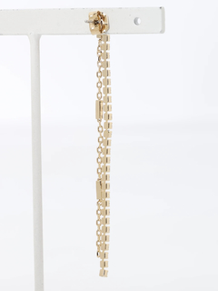 LIP SERVICE(リップサービス) |ラインストーンロングピアス