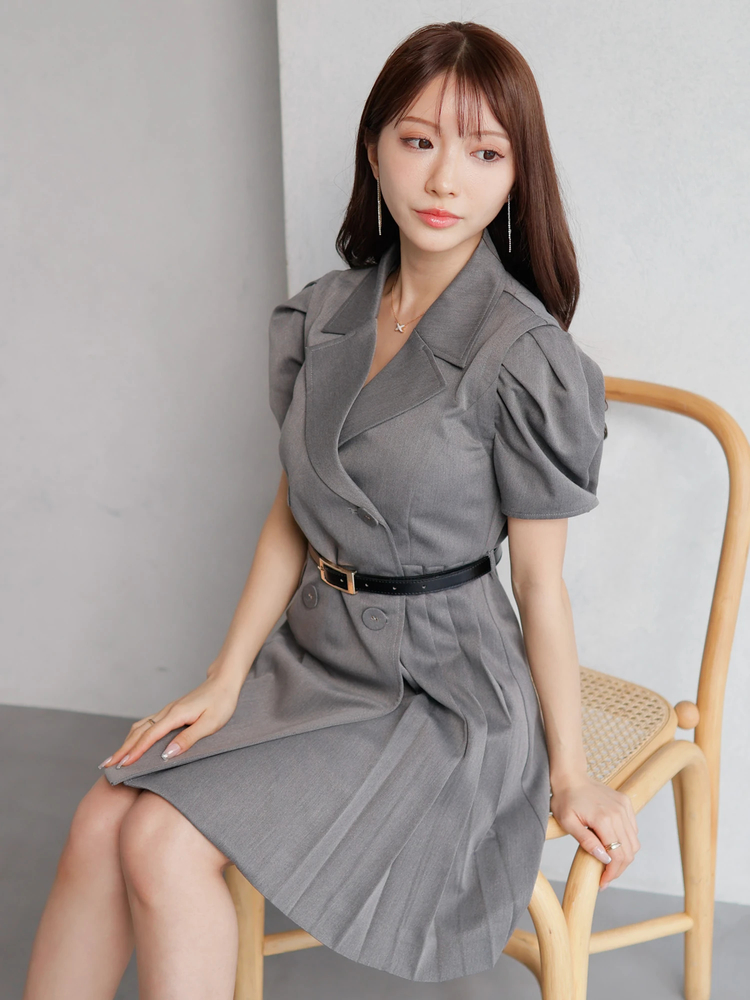 LIP SERVICE(リップサービス) |サイドプリーツ2wayジャケットワンピース