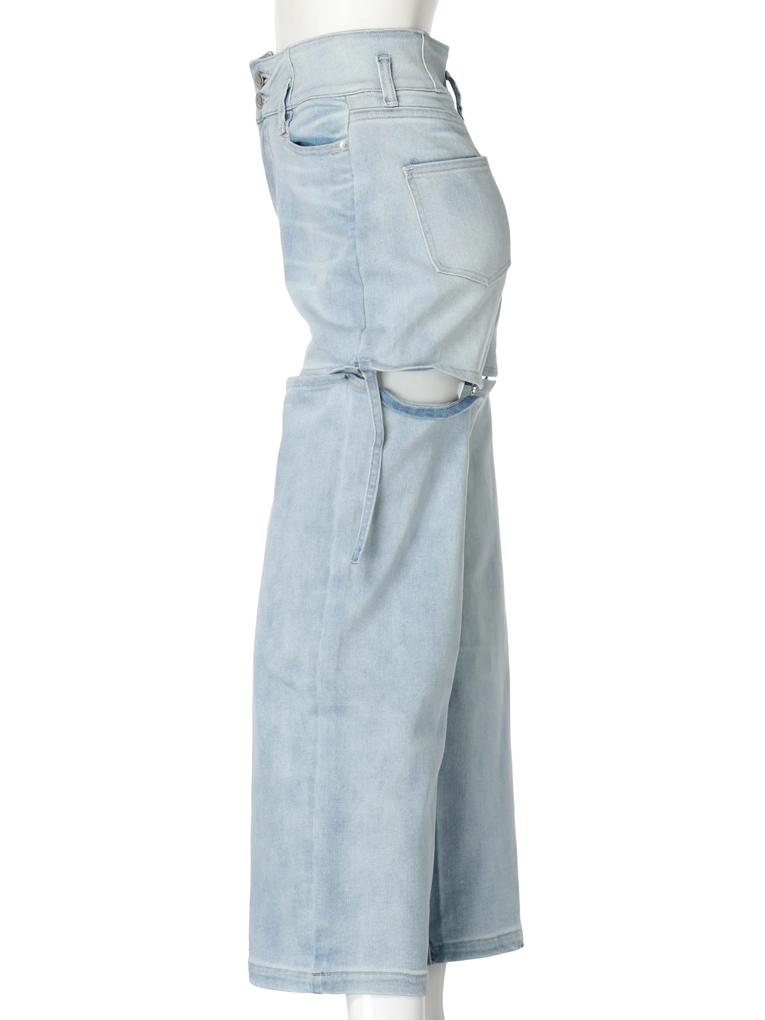 LIP SERVICE（リップサービス）｜ スラッシュデニムワイドパンツ