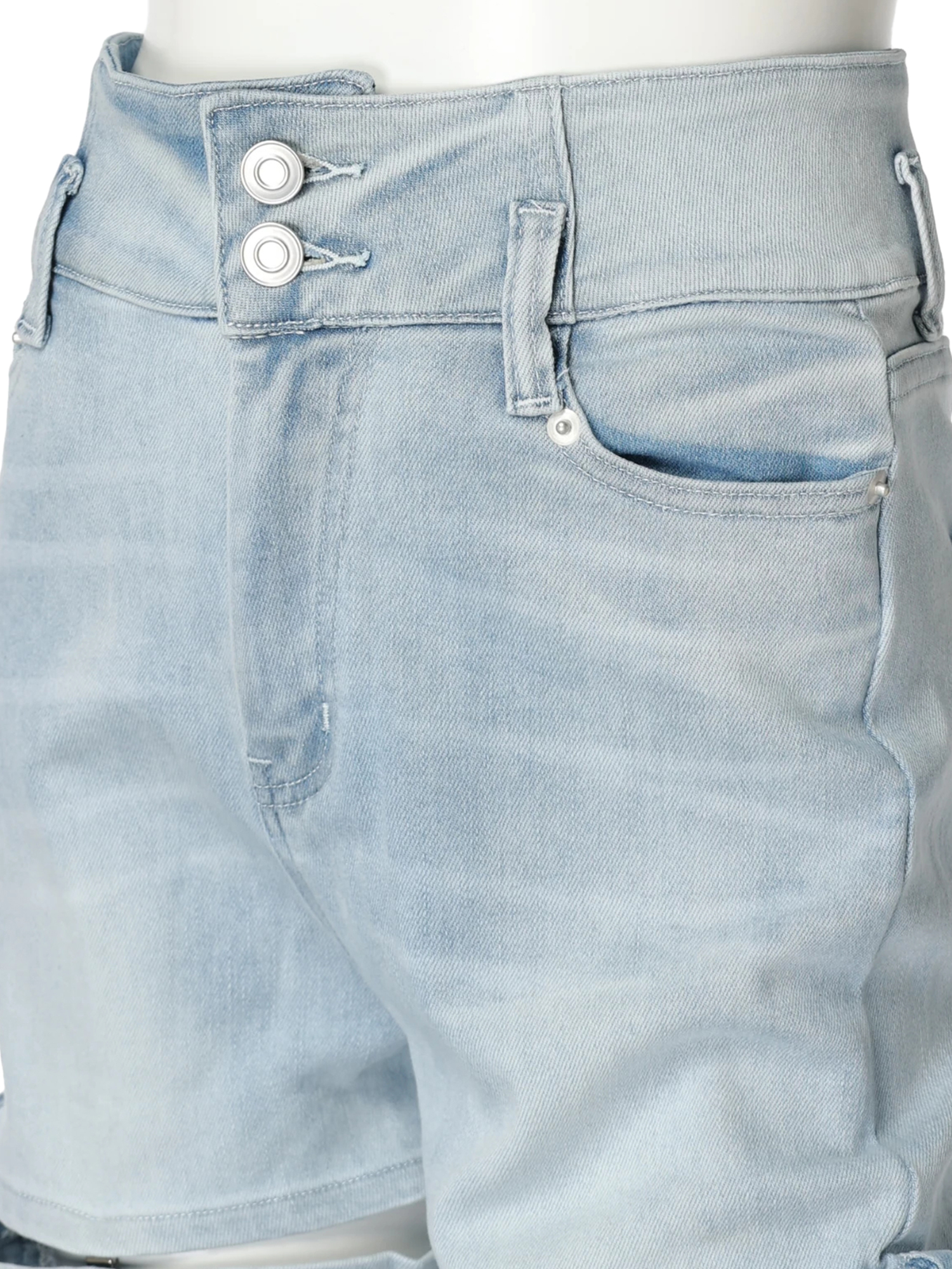 ブリーチデニムサボちゃんお花付き　No.537 FLOWER CUT PANTS | PANTS | JUZU store | ジュズストア