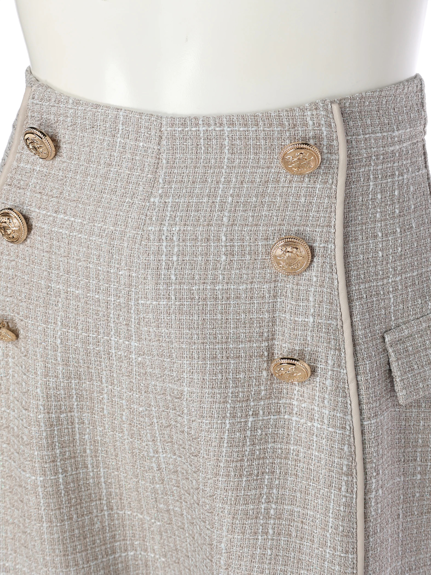 SLY スラックス パンツ FRINGE TWEED S/PT フリンジ ツイード