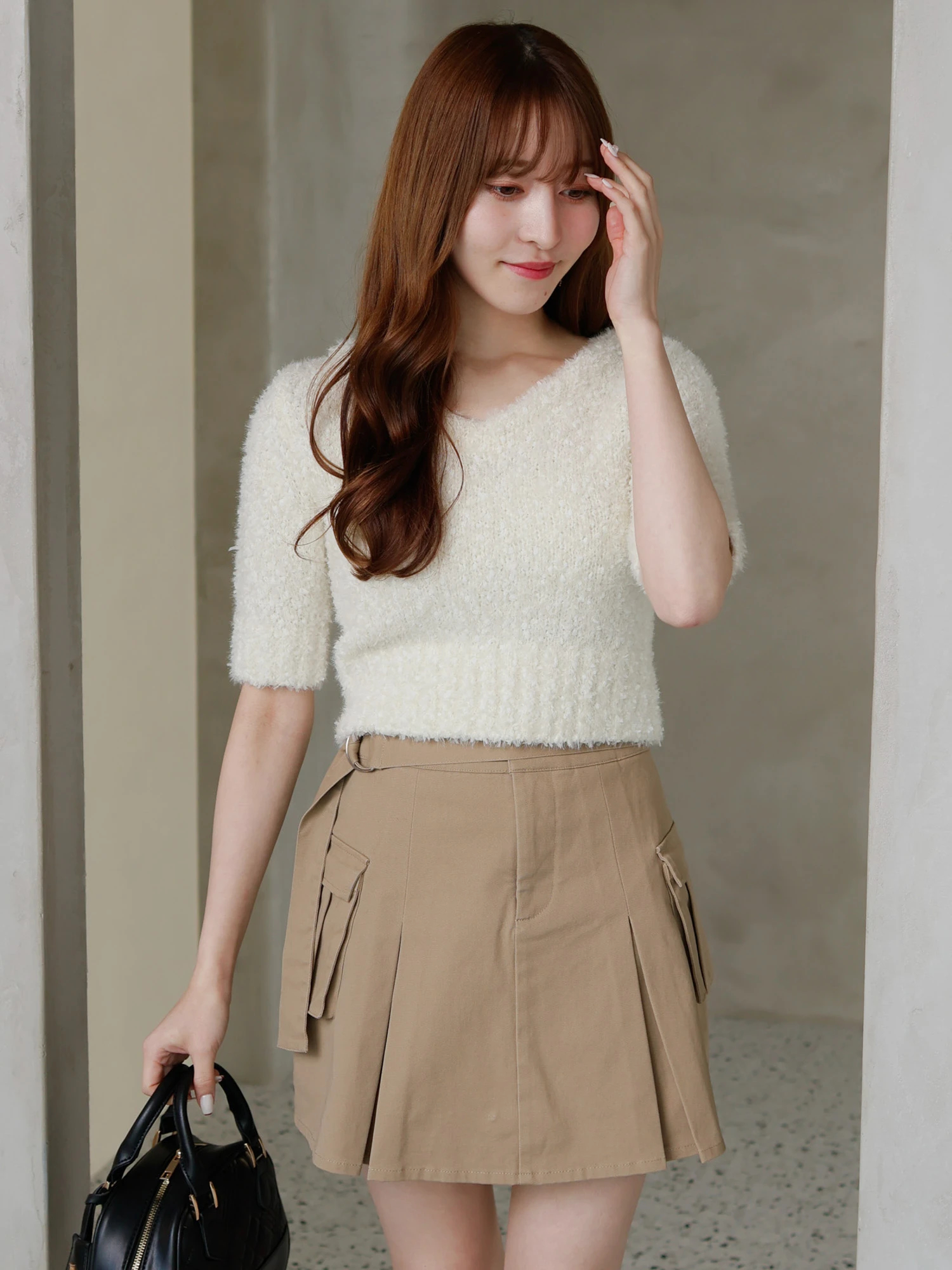 新品未使用 poppy ポピー プリーツスカート ベージュ プリーツスカート[品番：ADEW0000684]｜ad thie（アドティエ）の