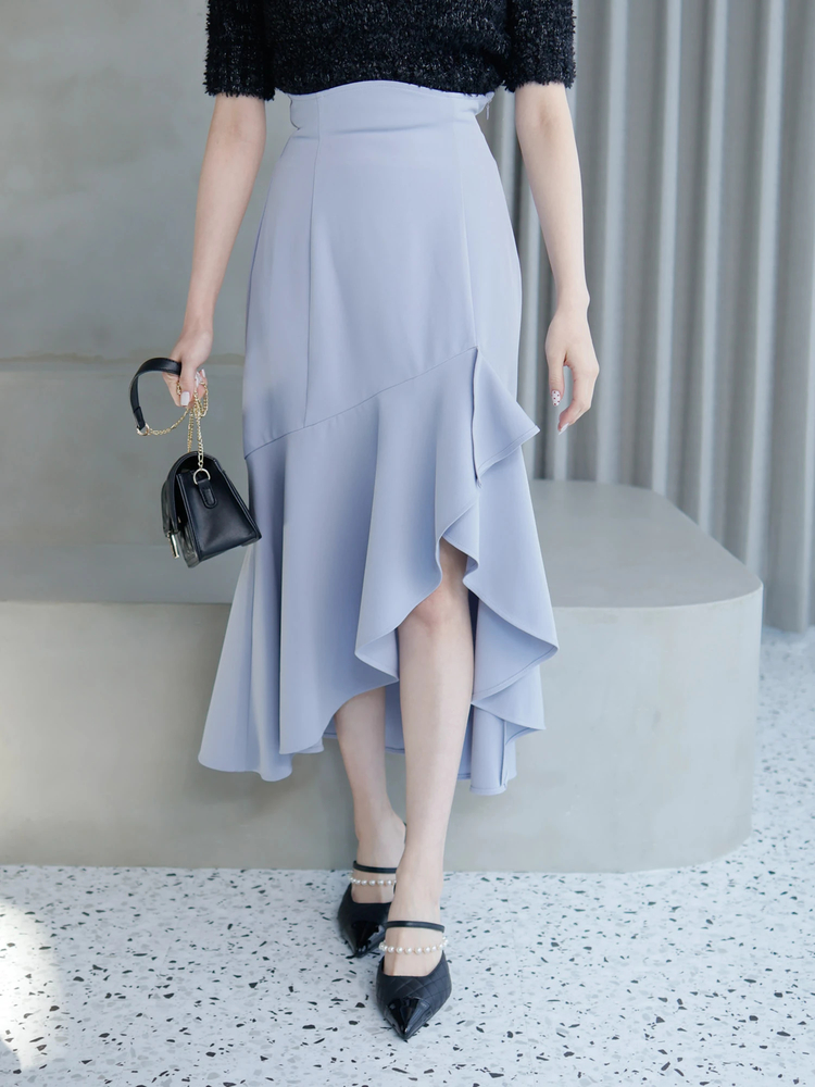 LIP SERVICE(リップサービス) |バックスピンドルラッフルマーメイドスカート