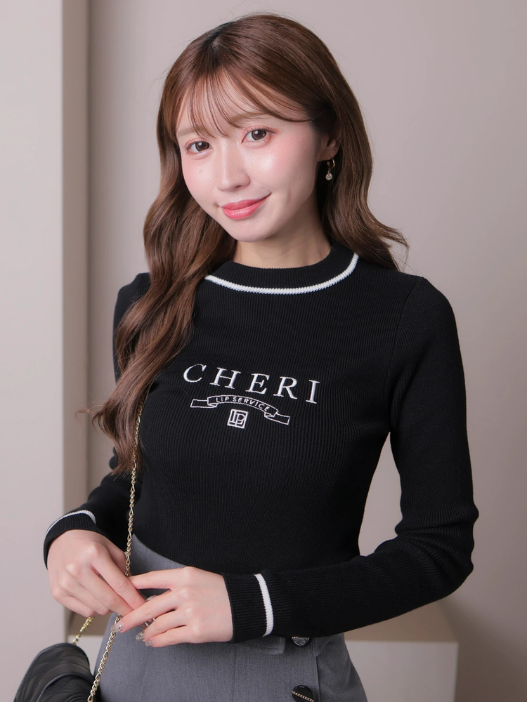 LIP SERVICE(リップサービス) |CHERIリブニット