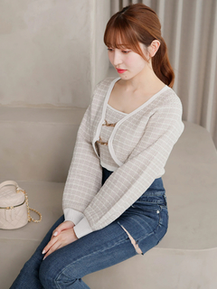 LIP SERVICE(リップサービス) |HWスリットフレアdenim パンツ