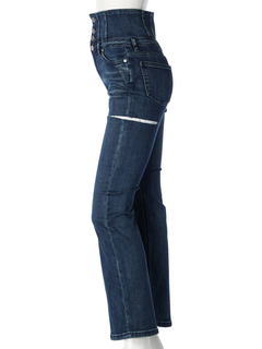 LIP SERVICE(リップサービス) |HWスリットフレアdenim パンツ