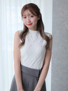 LIP SERVICE(リップサービス) |ノースリモックジュエルニット