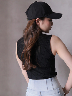 LIP SERVICE(リップサービス) |ノースリモックジュエルニット