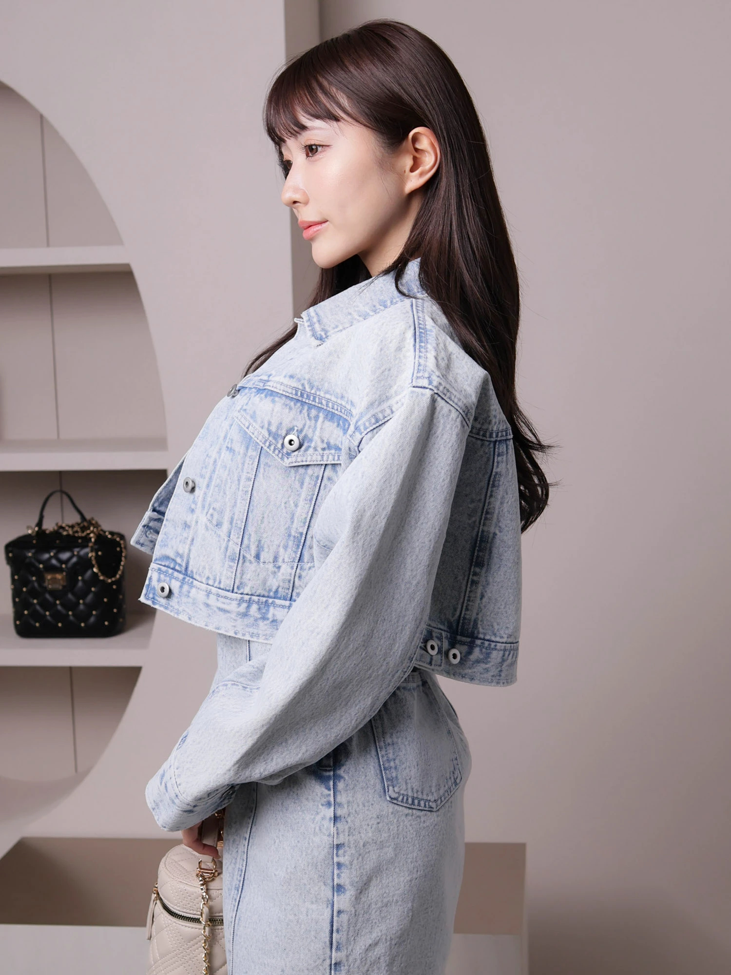 LIP SERVICE（リップサービス）｜ lady denimクロップドGジャン