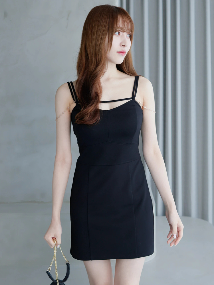 LIP SERVICE(リップサービス) |ストラップカットキャミワンピース