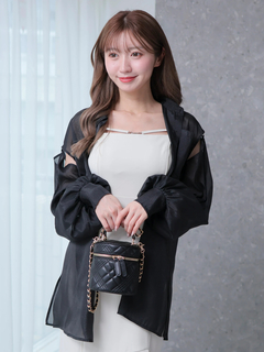 LIP SERVICE(リップサービス) |ショルダースリットシアーシャツ