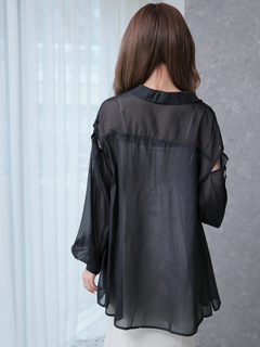 LIP SERVICE(リップサービス) |ショルダースリットシアーシャツ