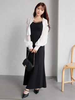 LIP SERVICE(リップサービス) |ショルダースリットシアーシャツ