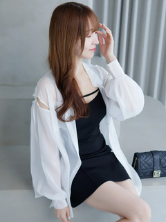 LIP SERVICE(リップサービス) |ショルダースリットシアーシャツ