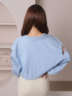 LIP SERVICE(リップサービス) |ショルダースリットシアーシャツ