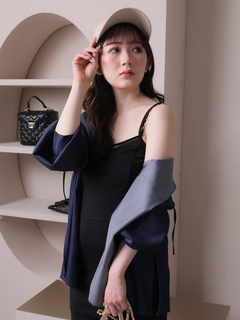 LIP SERVICE(リップサービス) |ショルダースリットシアーシャツ