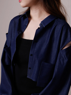 LIP SERVICE(リップサービス) |ショルダースリットシアーシャツ